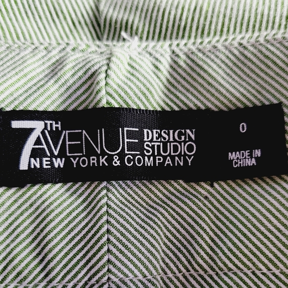 7th Avenue New York & Company Womens Mini Light Green Short - Picture 4 of 4